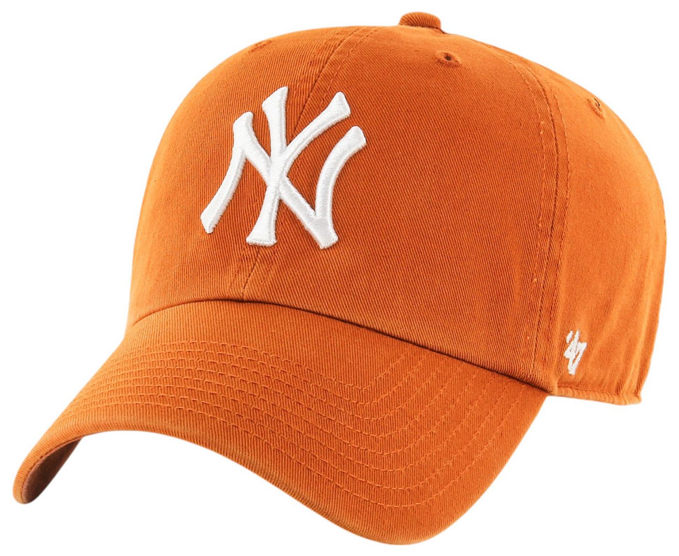47 New York Yankees Orange Clean Up Adjustable Hat Dick s Sporting Goods