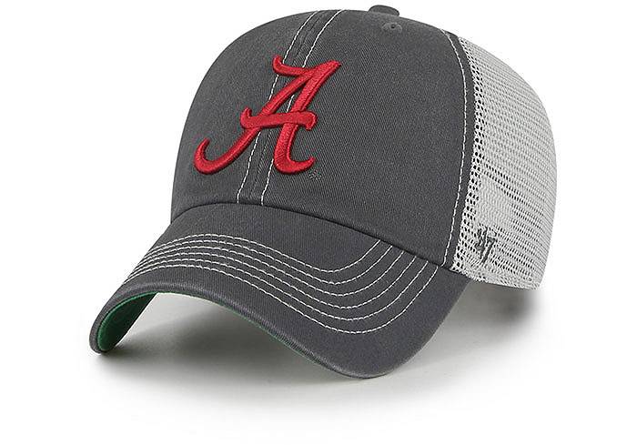Atlanta Braves Dark Gray Clean Up Adjustable Hat, Adult One Size Fits All
