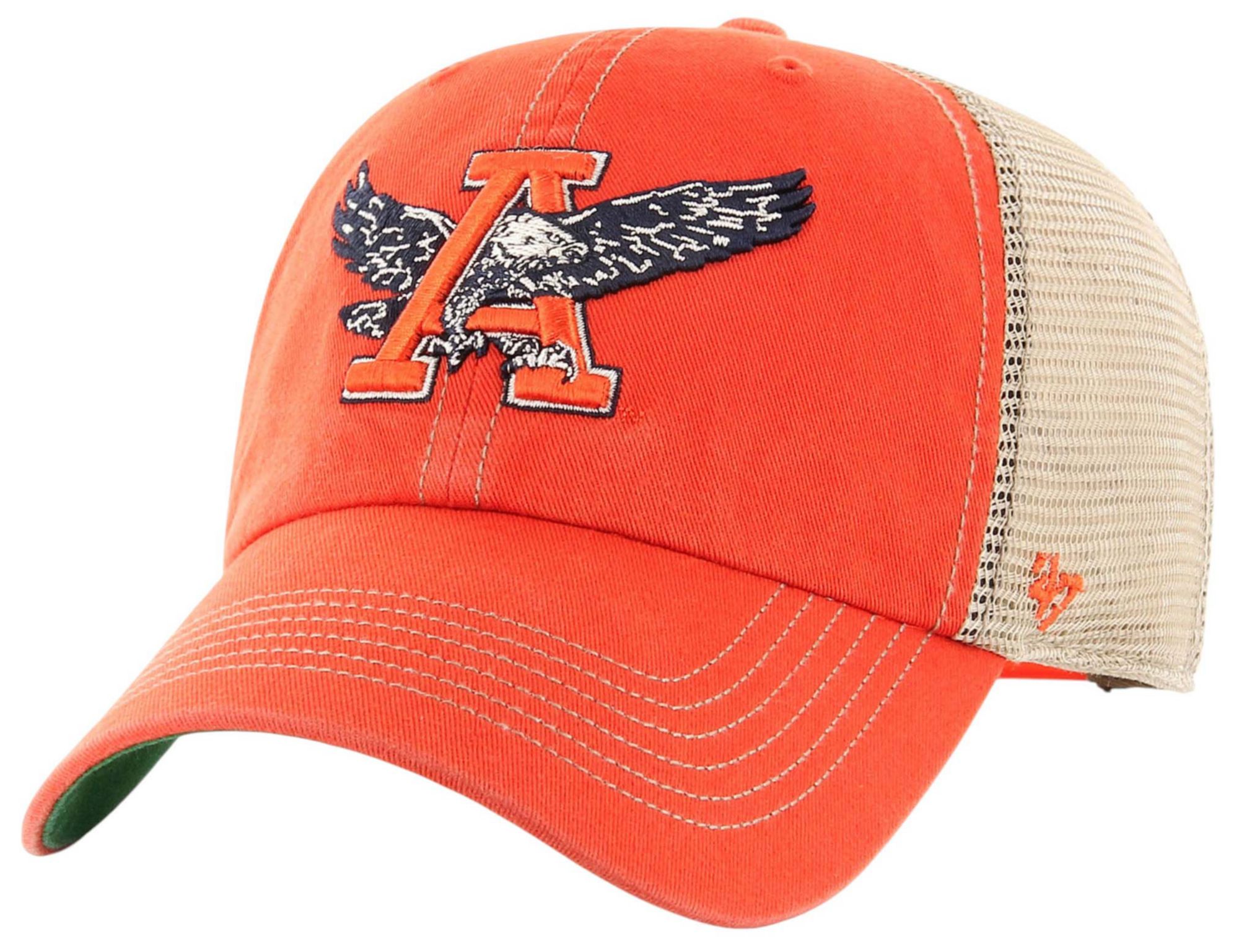 '47 Auburn Tigers Orange  Vintage Trawler Clean Up Adjustable Hat product image