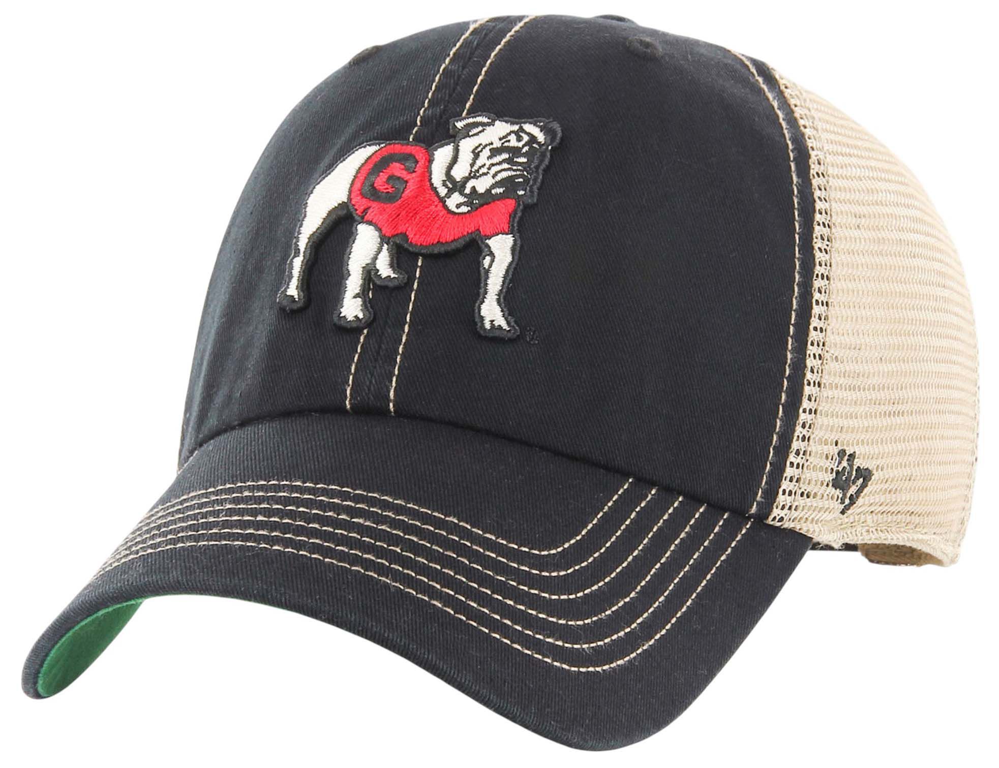 '47 Georgia Bulldogs Black Vintage Trawler Clean Up Adjustable Hat product image