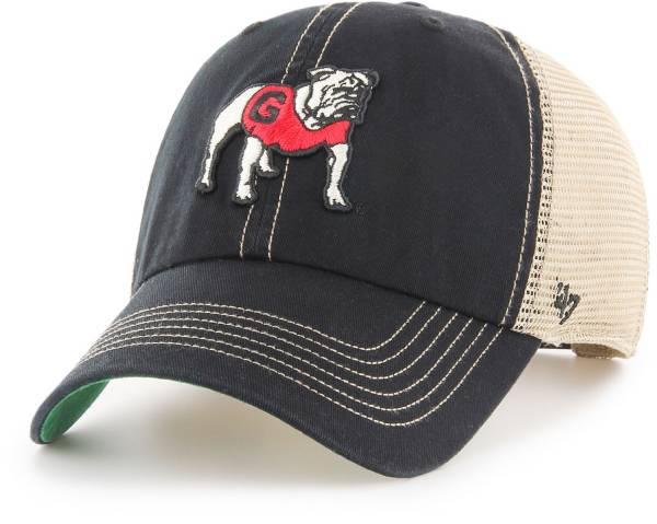 UGA Adjustable Vintage Bulldog Cap - Black