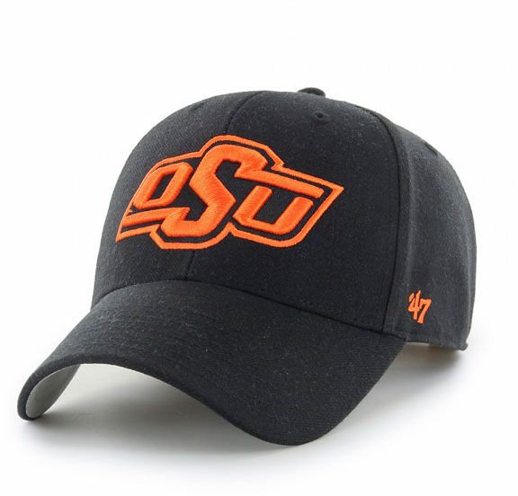 '47 Oklahoma State Cowboys Black MVP Adjustable Hat product image