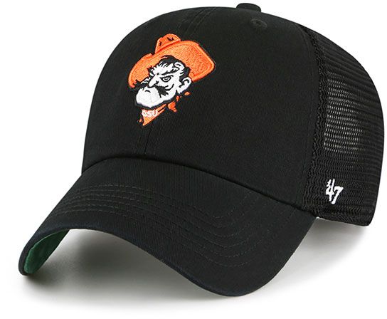 '47 Oklahoma State Cowboys Black Trawler Clean Up Adjustable Hat product image