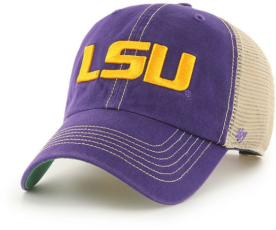 ‘47 LSU Tigers Purple Trawler Clean Up Adjustable Hat