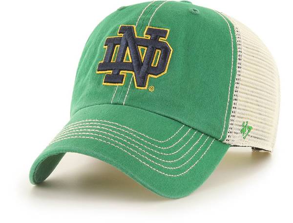 ‘47 Notre Dame Fighting Irish Kelly Green Trawler Clean Up Adjustable Hat