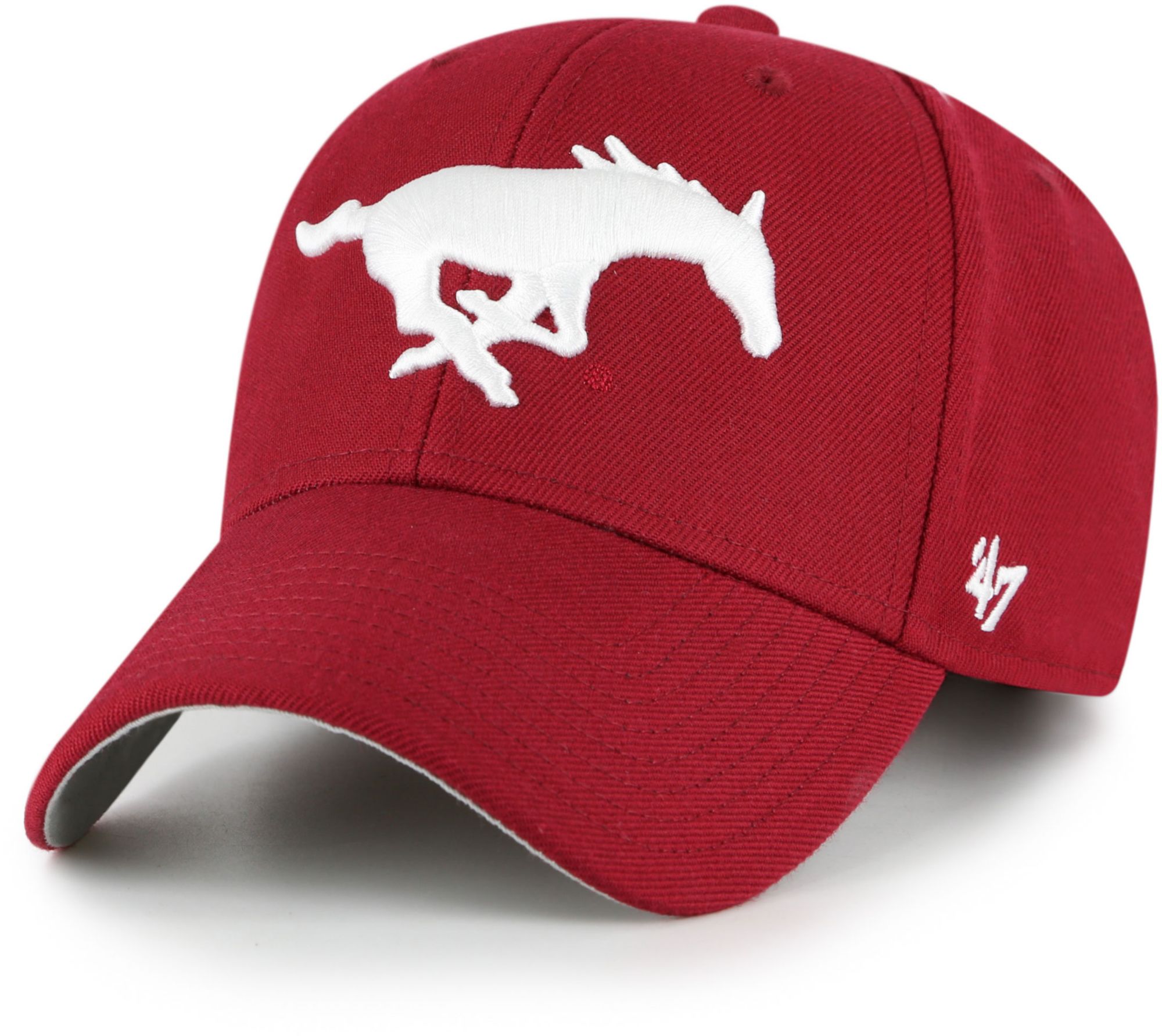 '47 Southern Methodist Mustangs Red MVP Adjustable Hat product image