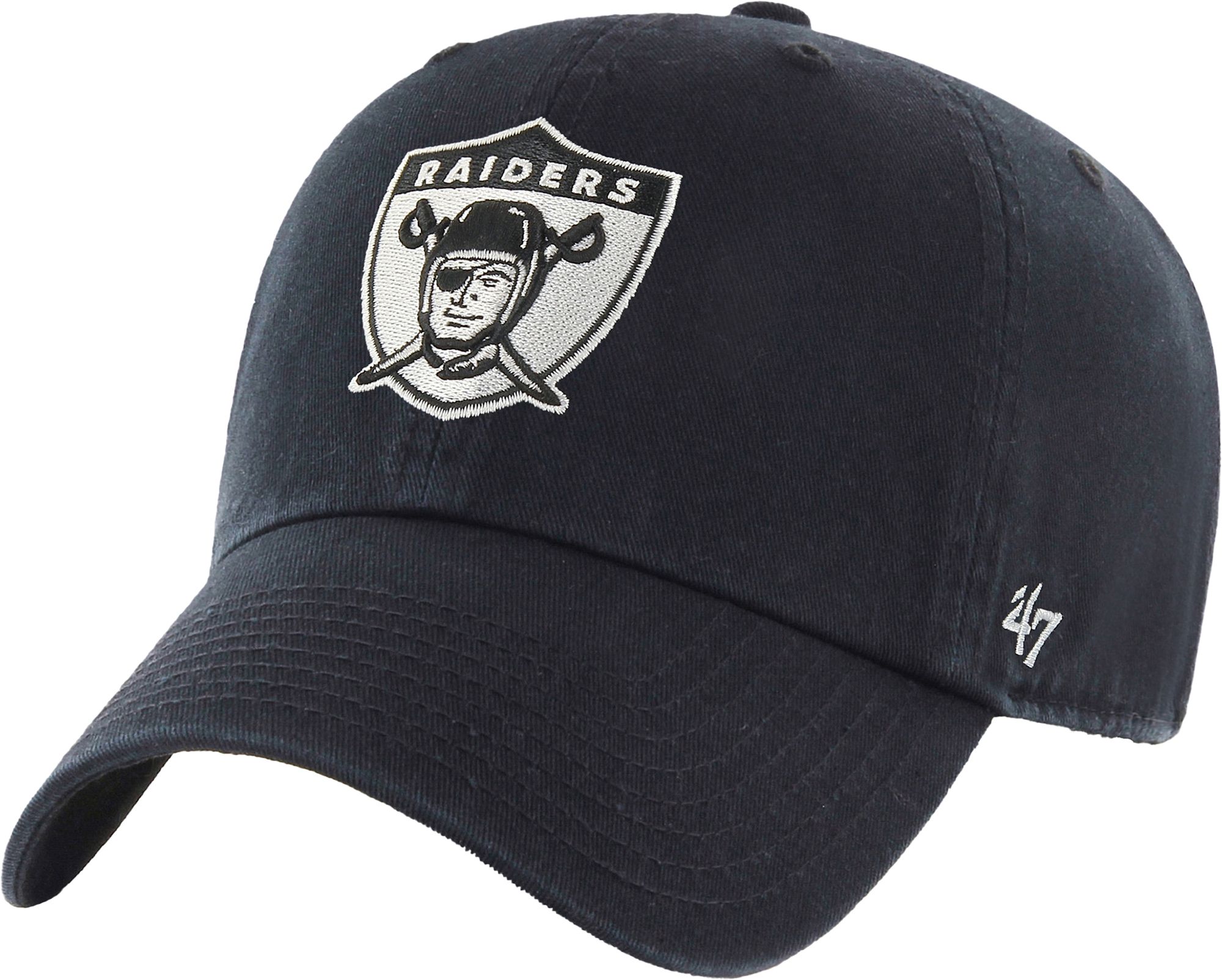 '47 Men's Las Vegas Raiders Legacy Clean Up Black Adjustable Hat product image