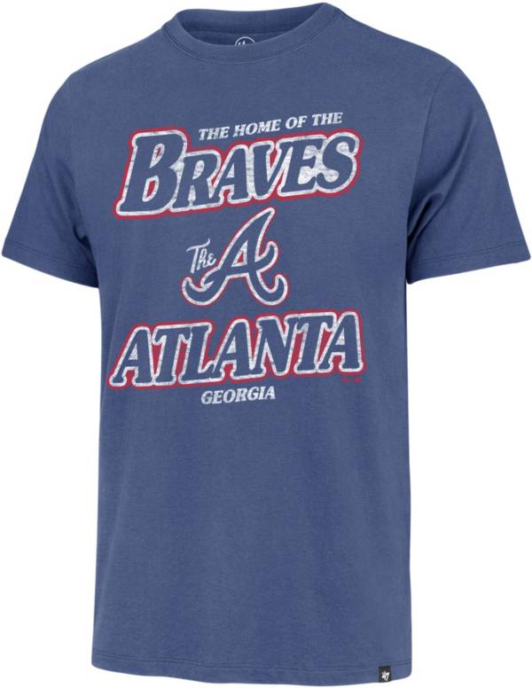 Nike Men's Atlanta Braves Austin Riley #27 Navy T-Shirt