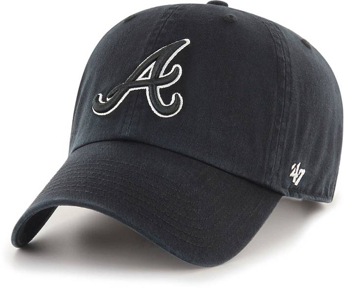 47 Brand Cap Atlanta Braves ZD (washed black)