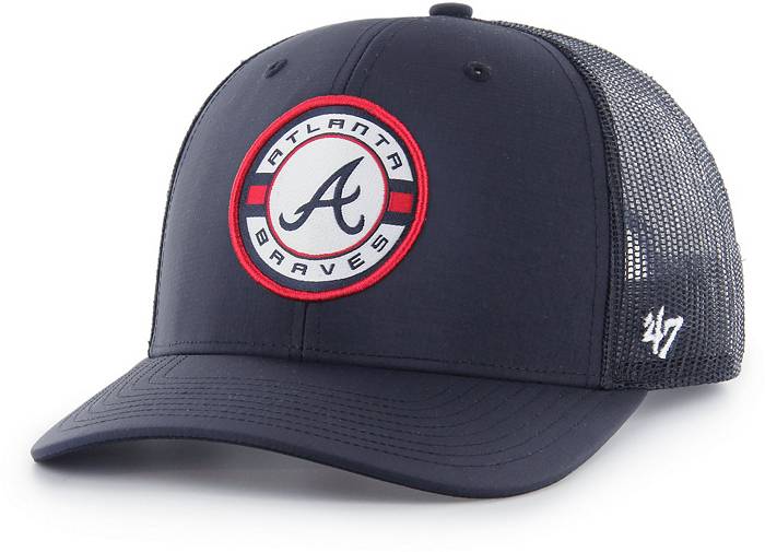 47 Atlanta Braves Team Navy Trucker Mesh Snapback Hat, One Size