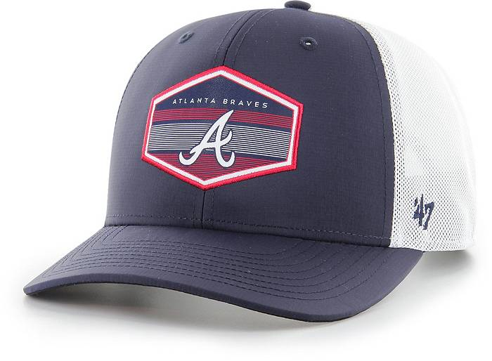 47 Men's Atlanta Braves Navy Burgess Trucker Hat