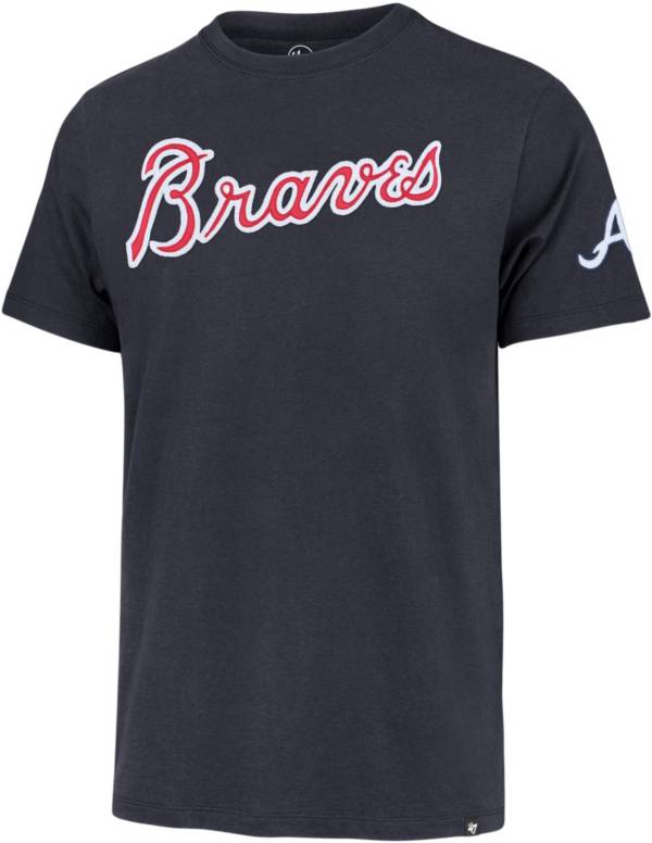 '47 Men's Atlanta Braves Navy Fieldhouse Franklin T-Shirt product image
