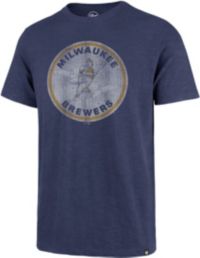 Dick's Sporting Goods '47 Men's Milwaukee Brewers Navy Scrum T-Shirt