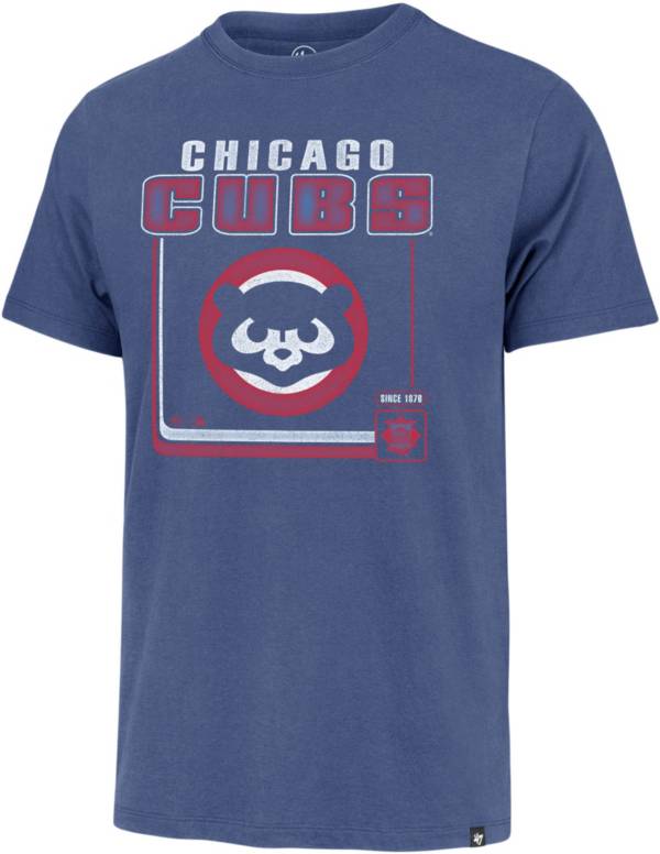 '47 Men's Chicago Cubs Royal Cooperstown Borderline Franklin T-Shirt product image