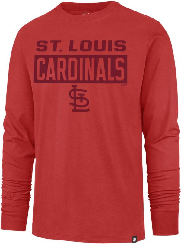 47 Men's St. Louis Cardinals Red Franklin Frame Long Sleeve Shirt