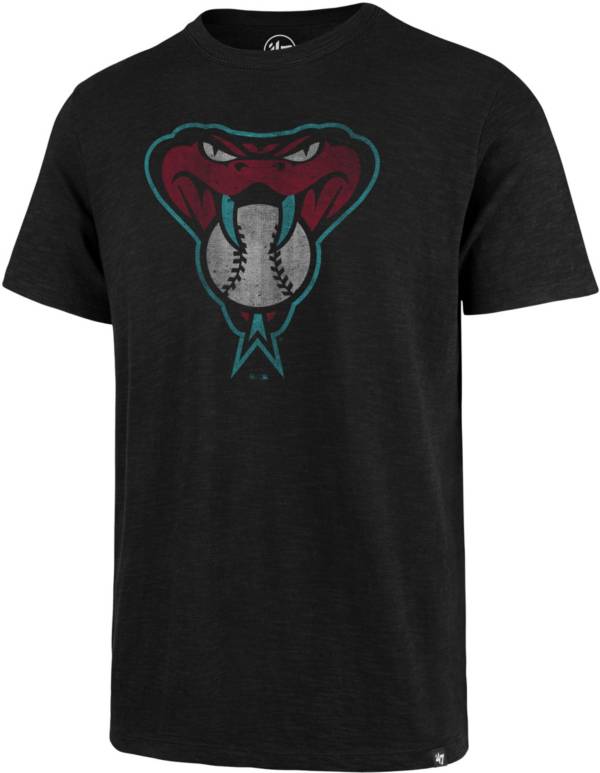 '47 Men's Arizona Diamondbacks Black Grit Scrum T-Shirt product image