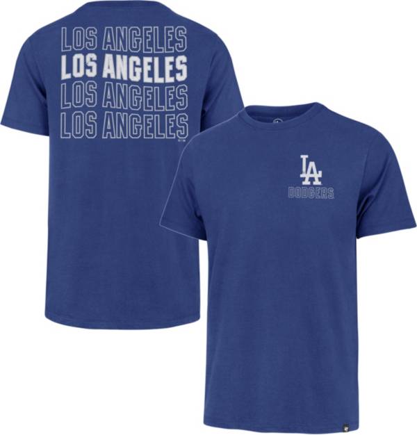 47 Men's Los Angeles Dodgers Blue Franklin Hang Back T-Shirt