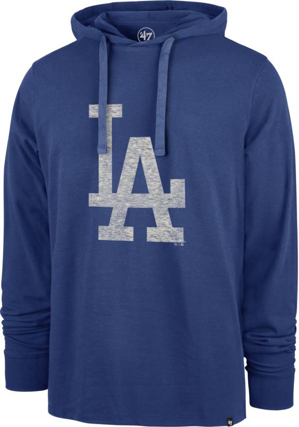 47 Men s Los Angeles Dodgers Blue Premium Ashby Pique Hoodie