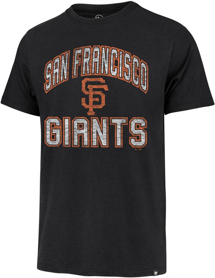 47 Men's San Francisco Giants Black Action Franklin T-Shirt