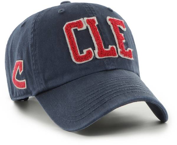 47 Men's Cleveland Guardians Navy Clean Up Adjustable Hat