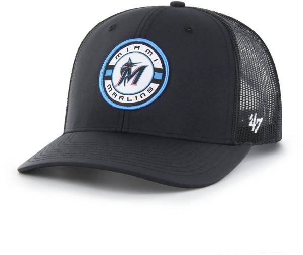 '47 Men's Miami Marlins Black Berm Trucker Hat product image
