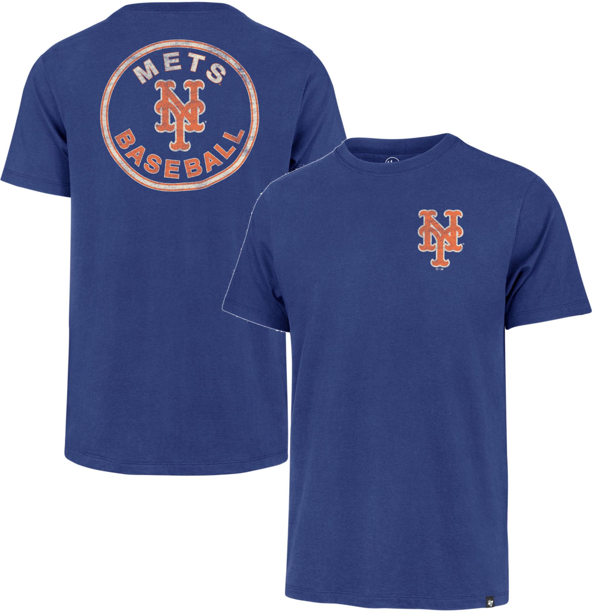 '47 Men's New York Mets Gray Franklin Frame T-Shirt