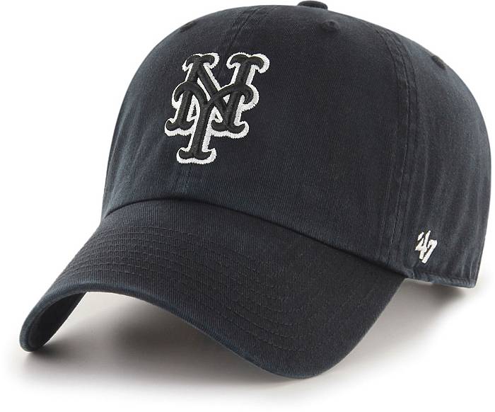 47 Men's New York Mets Black Cleanup Label Adjustable Hat