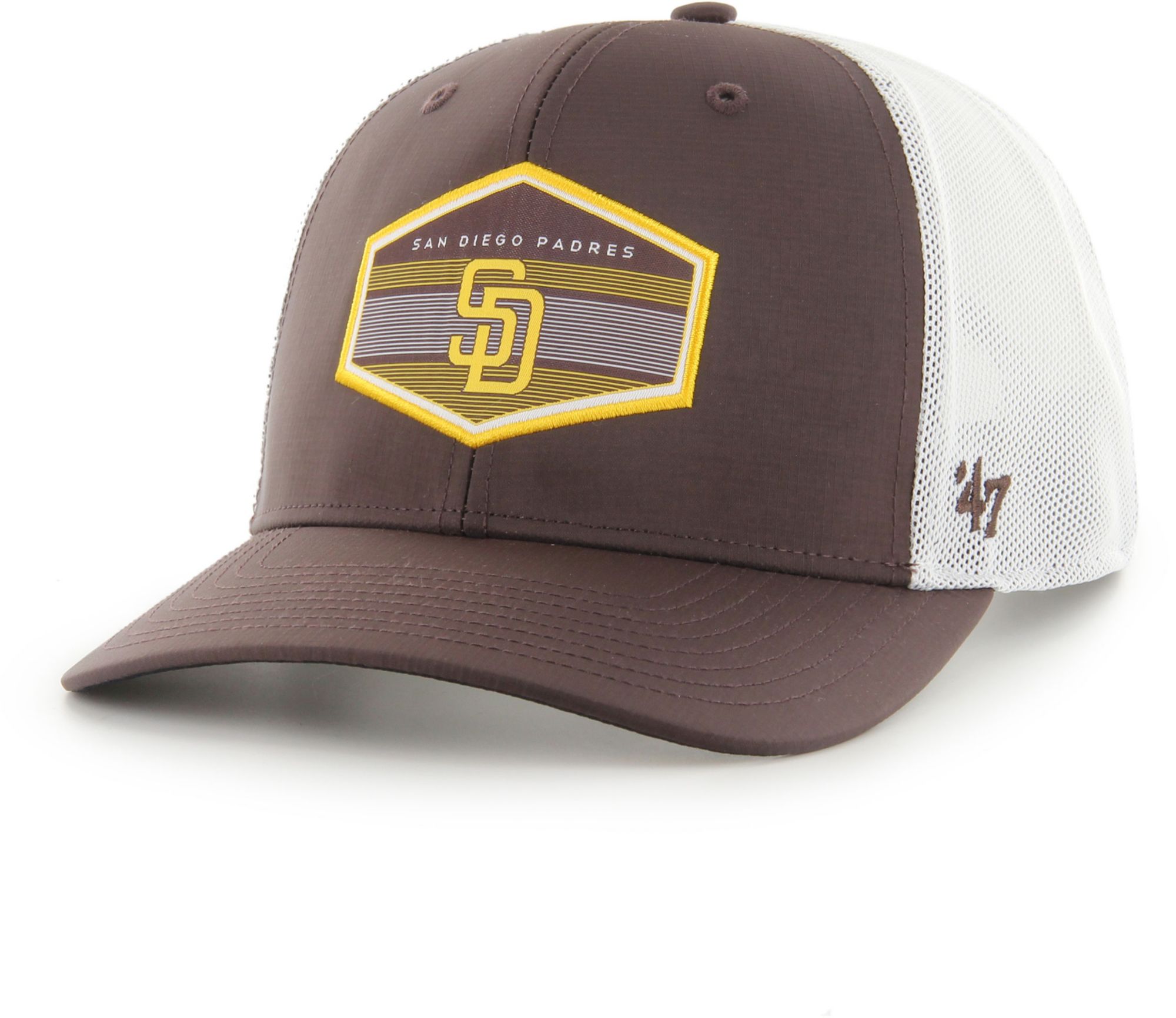 '47 Adult San Diego Padres Brown Burgess Trucker Hat product image