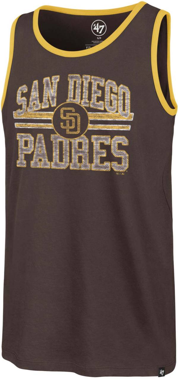 Mitchell & Ness San Diego Padres Gray Colorblock Tank Top