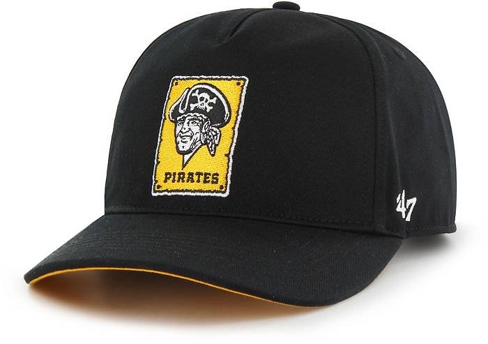 Men's Pittsburgh Pirates '47 Brand Black Hooded Long Sleeve T-Shirt