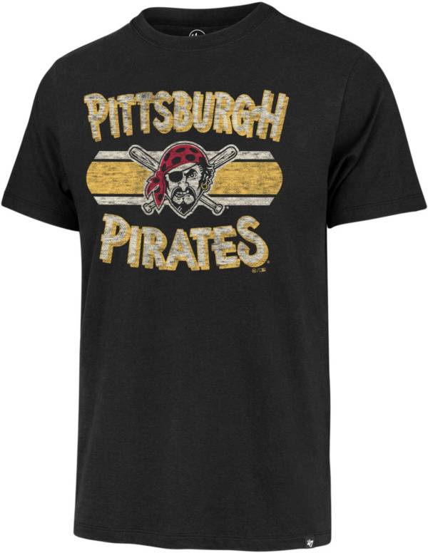 '47 Men's Pittsburgh Pirates Black Renew Franklin T-Shirt product image