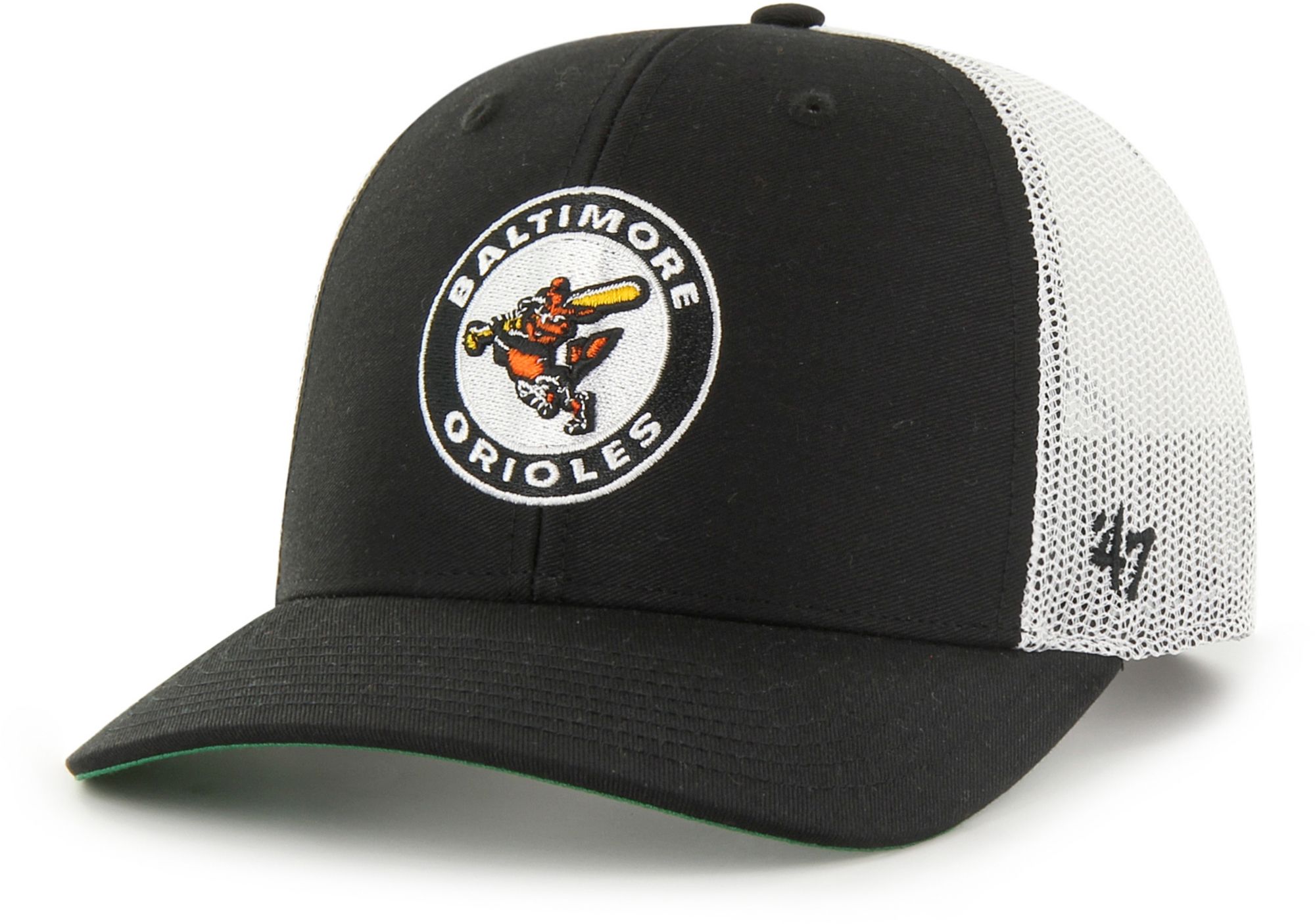 '47 Men's  Baltimore Orioles Black Adjustable Trucker Hat