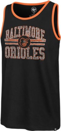 Baltimore Orioles Shirt Mens L Tank Baseball Sleeveless Crew Neck Gray