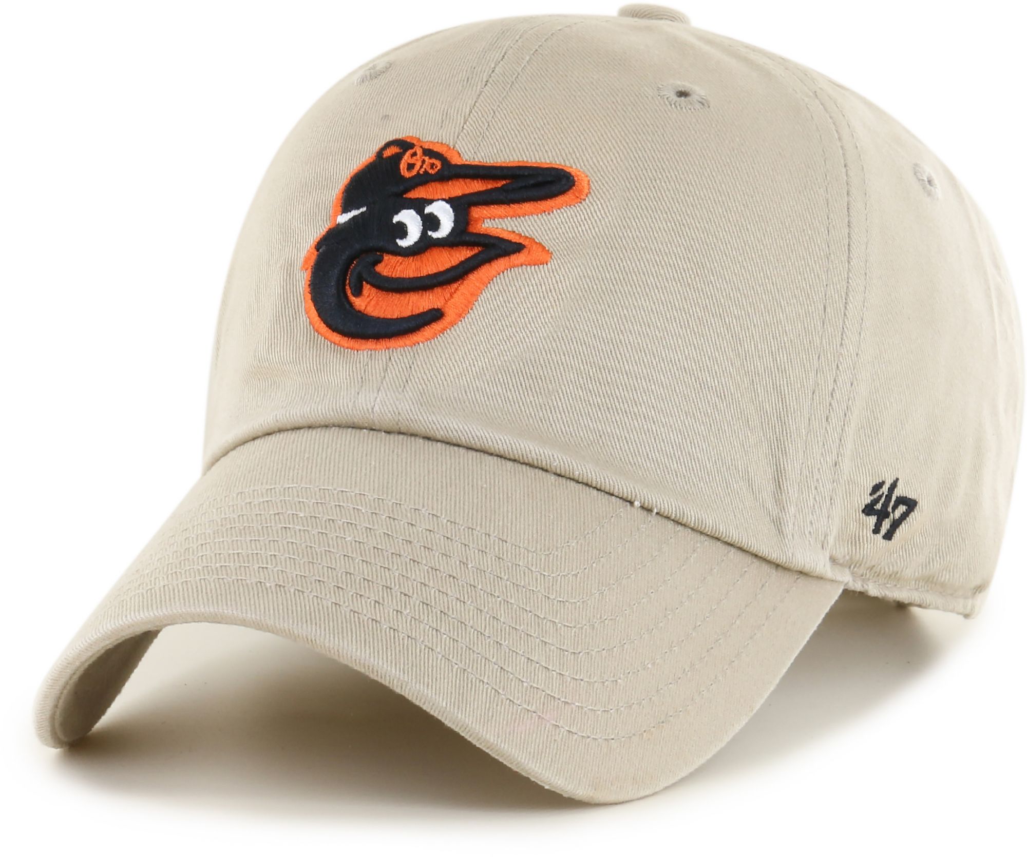 '47 Adult Baltimore Orioles Khaki Clean Up Adjustable Hat product image