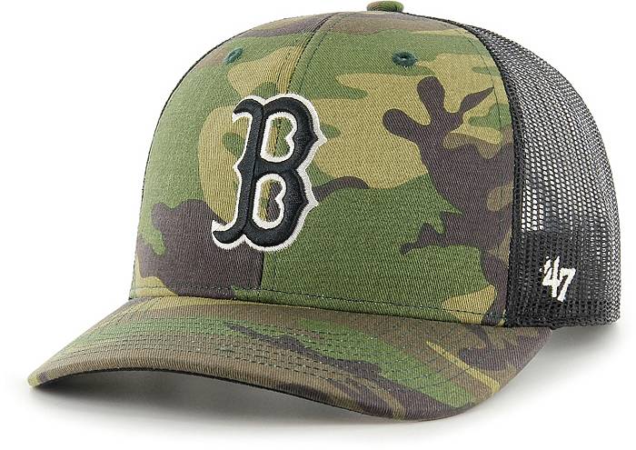 47 Men's Boston Red Sox Camo Camo Trucker Hat