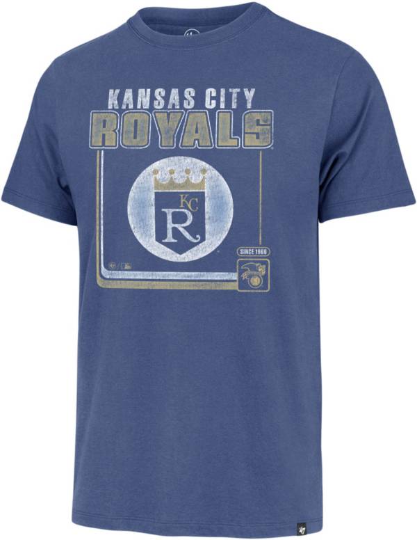 47 Men's Kansas City Royals Royal Cooperstown Borderline Franklin T-Shirt
