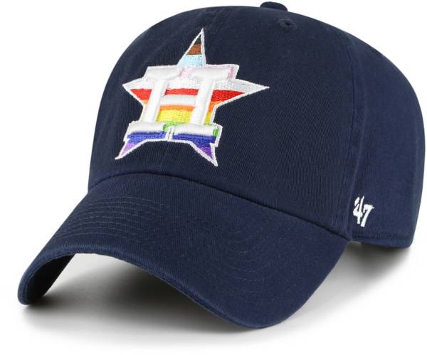 '47 Brand Houston Astros Navy Pride Clean Up Adjustable Hat product image