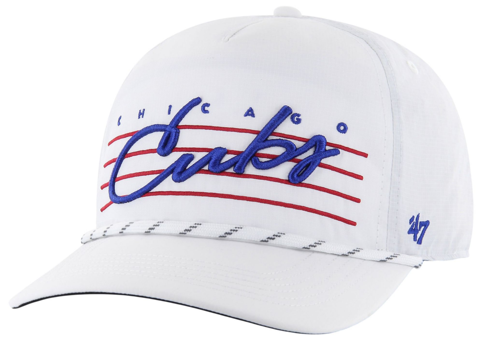 '47 Adult Detroit Tigers White Downburst Hitch Adjustable Hat product image