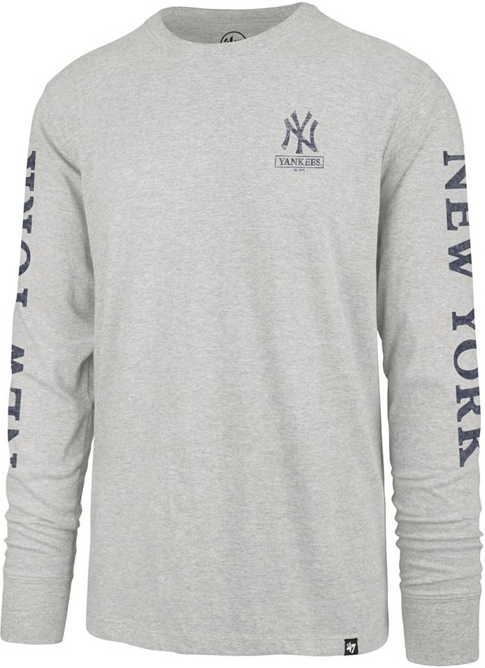 Nike Men's New York Yankees Navy Arch Over Logo Long Sleeve T