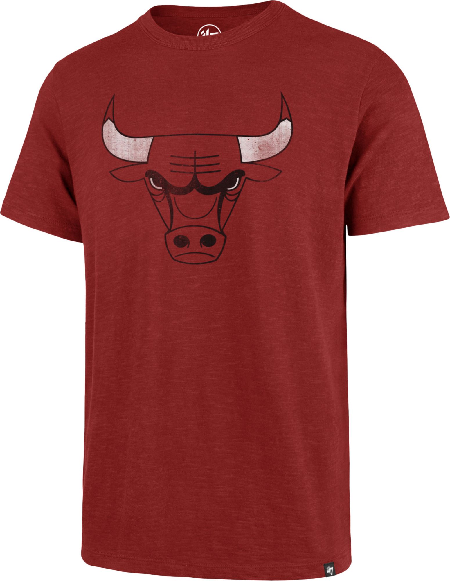'47 Men's Chicago Bulls Red Grit Scrum T-Shirt product image