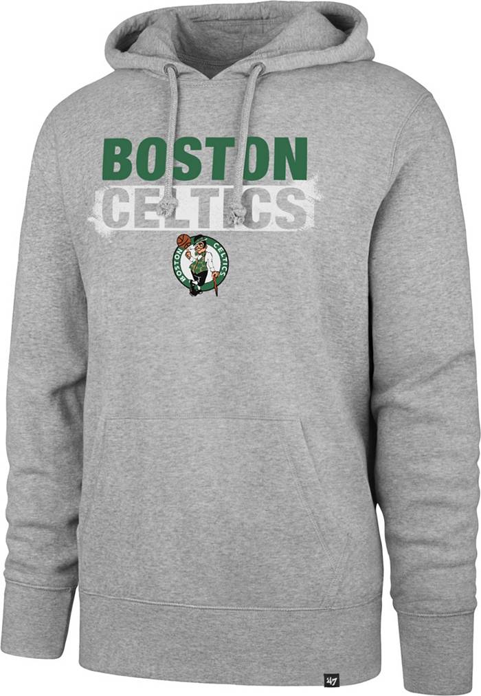 Boston Celtics NBA 47 Brand Gray Mens Size Small Pullover Sweatshirt Hoodie