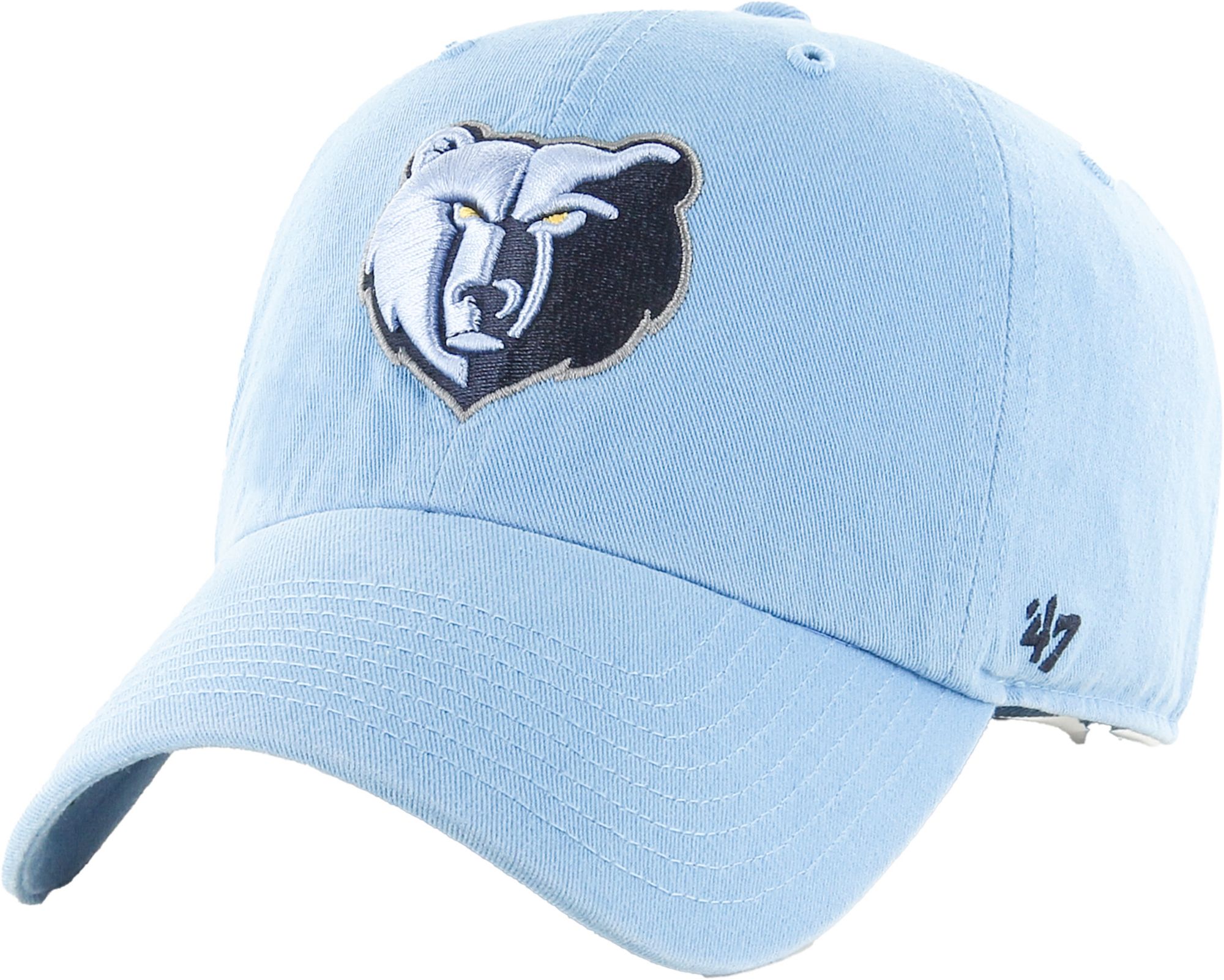 '47 Memphis Grizzlies Blue Cleanup Adjustable Hat