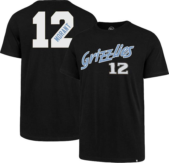 Men's '47 Light Blue Memphis Grizzlies Basketball Super Rival T-Shirt