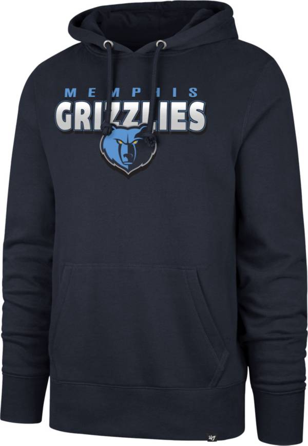 '47 Men's Memphis Grizzlies Navy Half Drop Headline Hoodie | Dick's ...