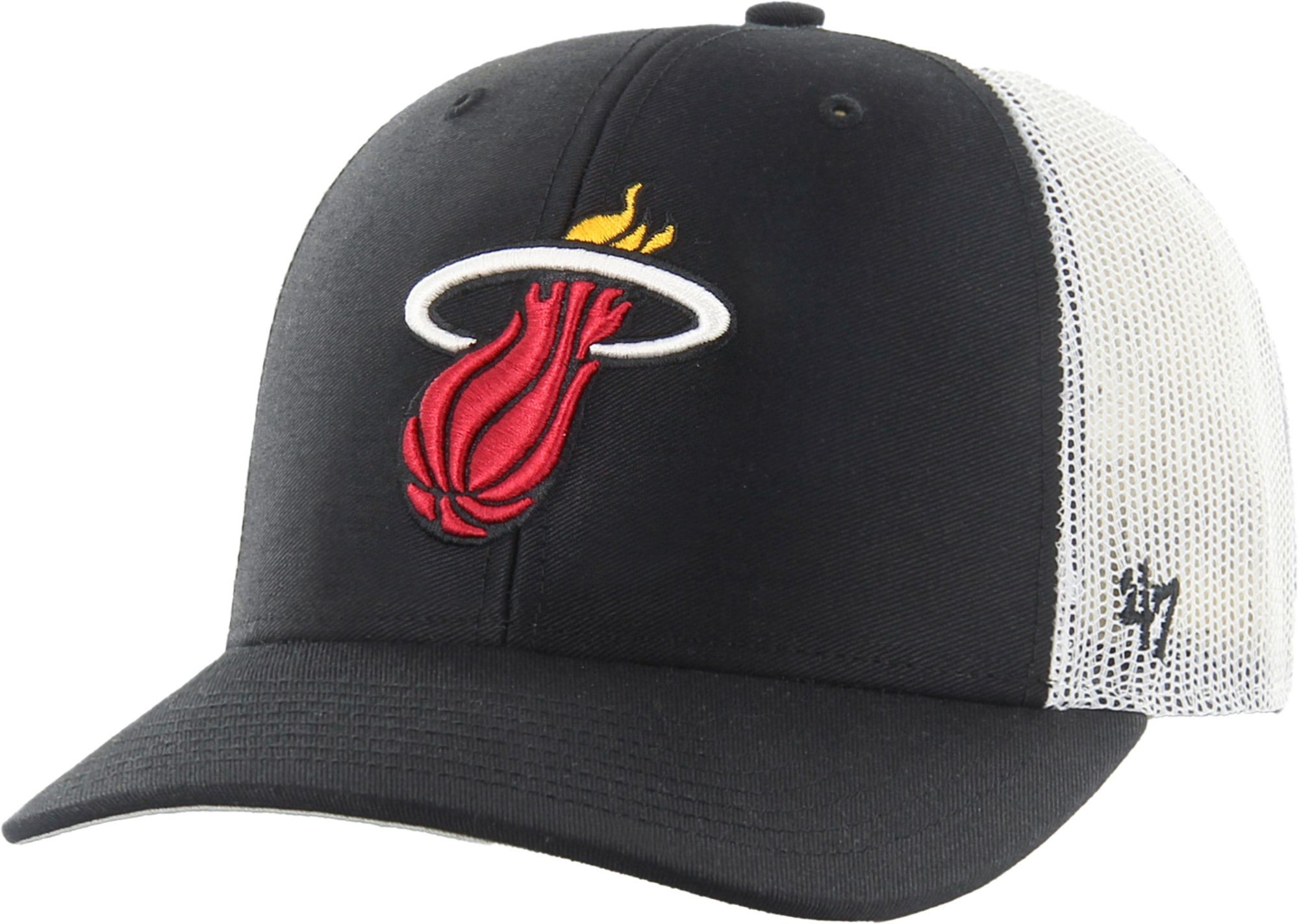 '47 Miami Heat Black Trucker Hat product image