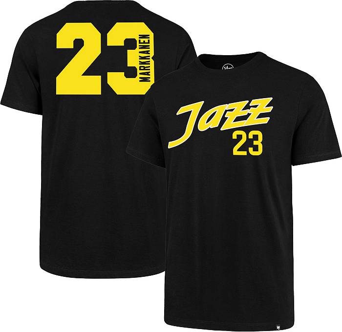 Men's Utah Jazz '47 Black City Edition Club T-Shirt