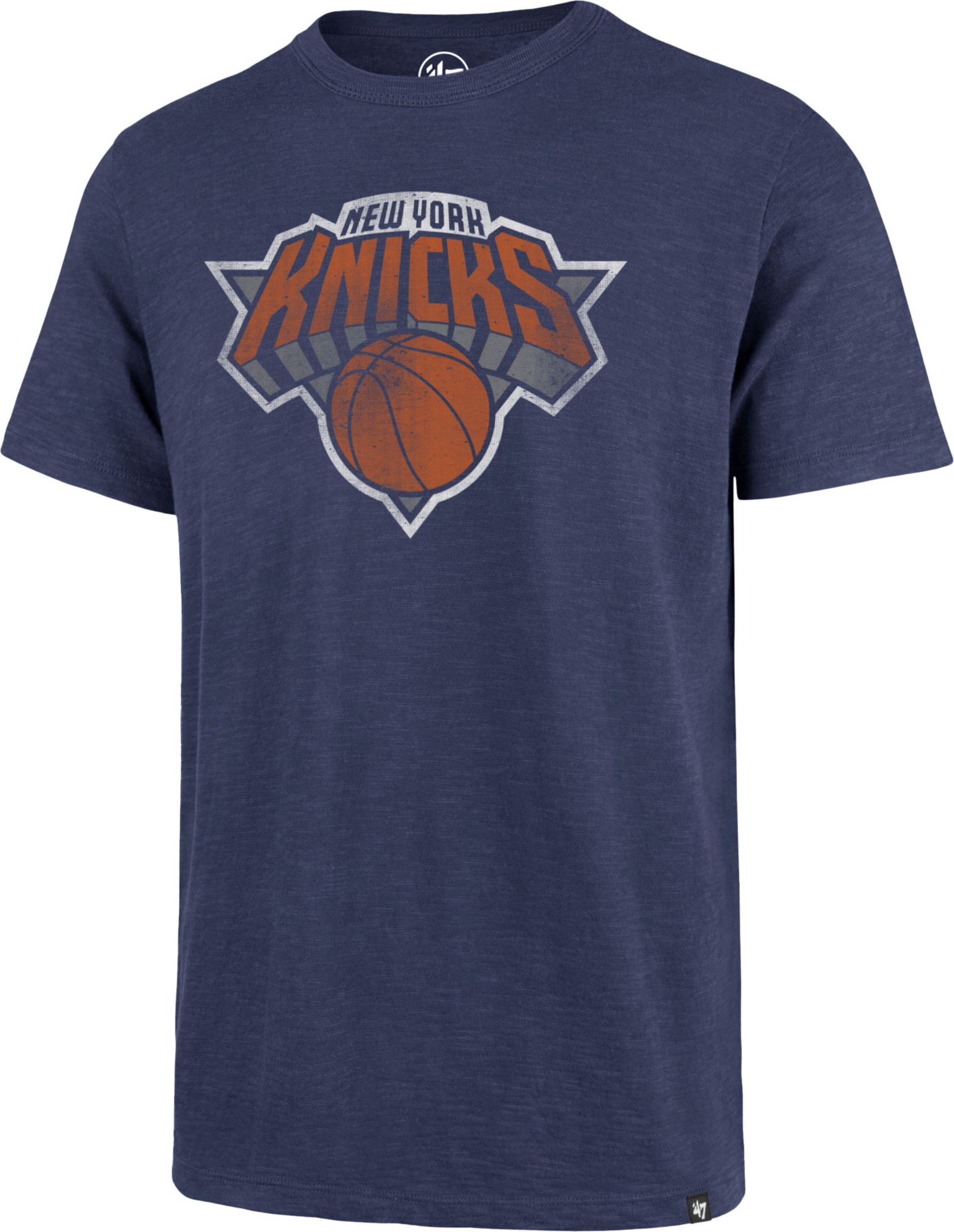 '47 Men's New York Knicks Blue Grit Scrum T-Shirt product image