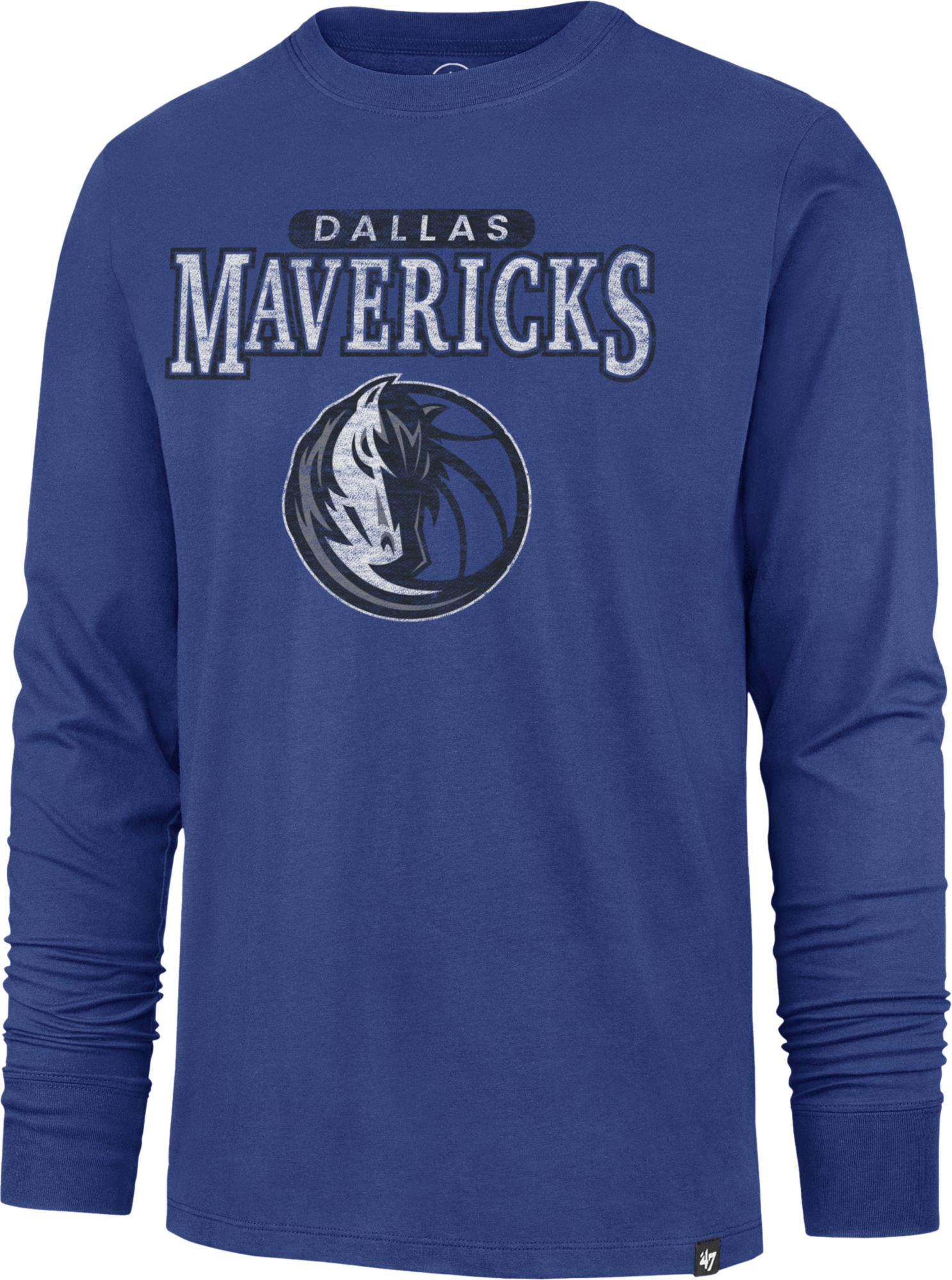 '47 Men's Dallas Mavericks Blue Linear Franklin Long Sleeve T-Shirt product image