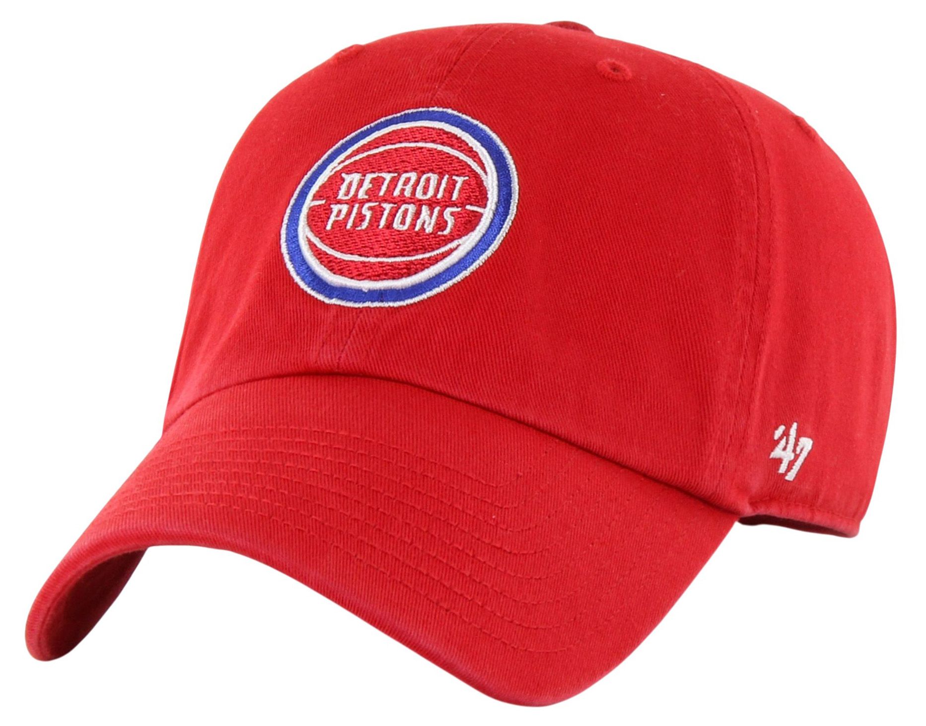 '47 Adult Detroit Pistons Red Cleanup Adjustable Hat product image