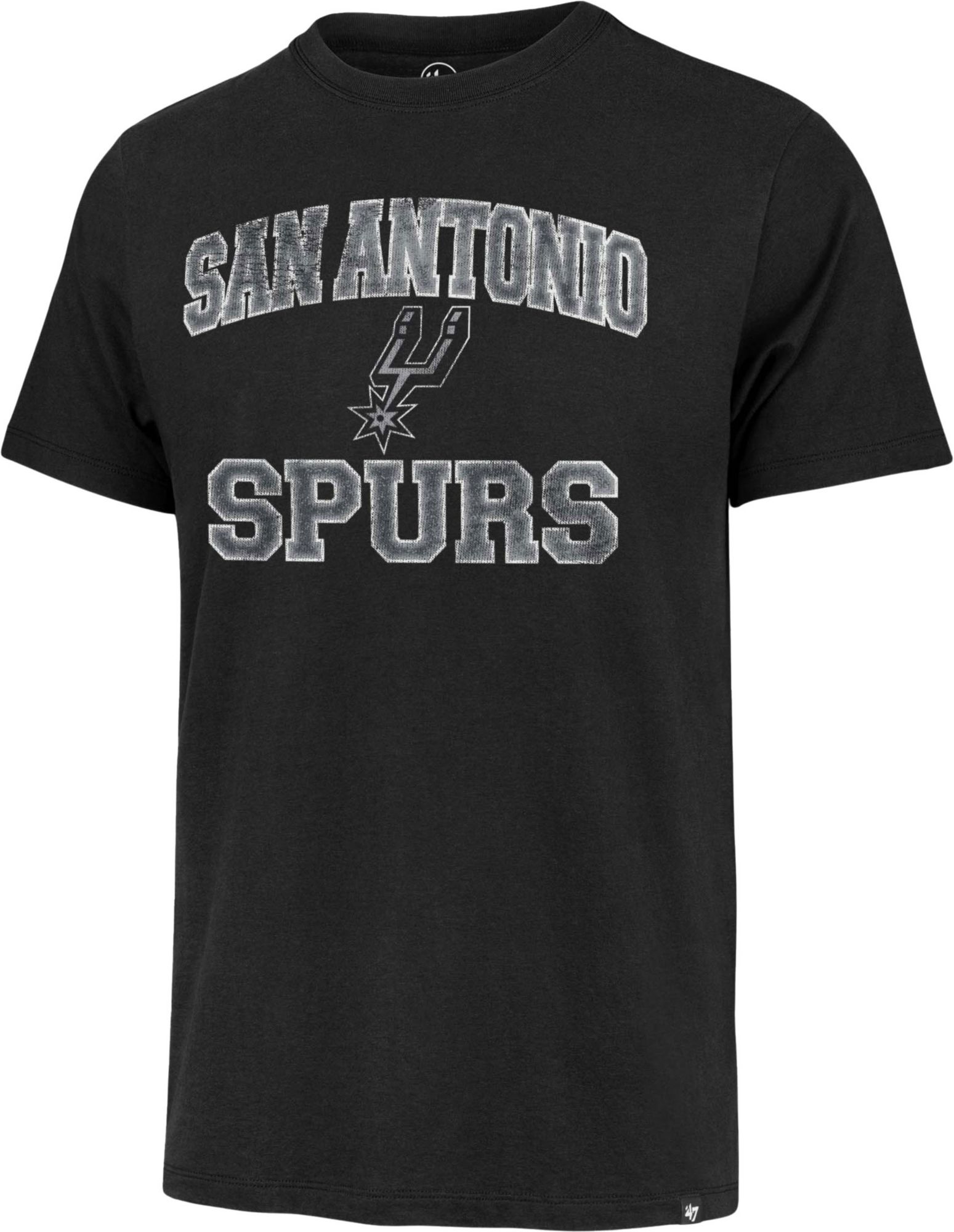 '47 Brand Men's San Antonio Spurs Black Union Arch T-Shirt